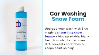 Car Washing Snow Foam