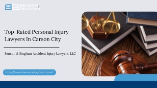 Top-Rated Personal Injury Lawyers In Carson City