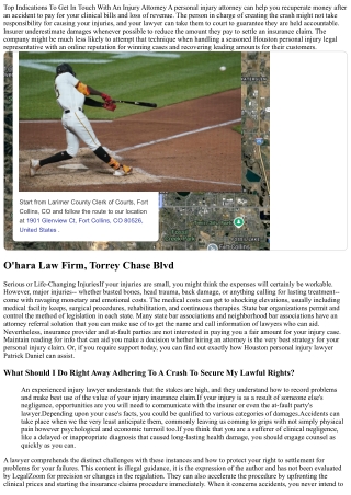 When Should You Work With An Injury Legal Representative? Essential Elements To