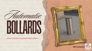 Automatic Bollards – Smart Security & Traffic Control