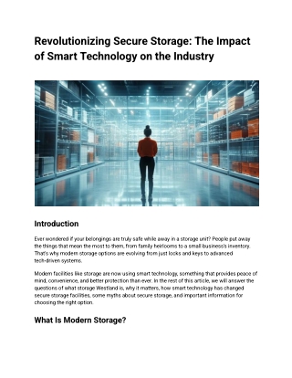 The Future of Secure Storage_ How Smart Technology is Revolutionizing the Industry
