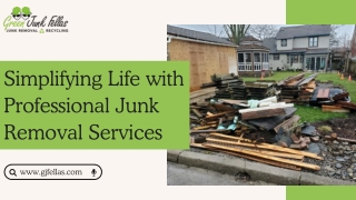 Simplifying Life with Professional Junk Removal Services