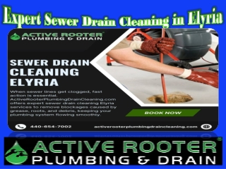Expert Sewer Drain Cleaning in Elyria