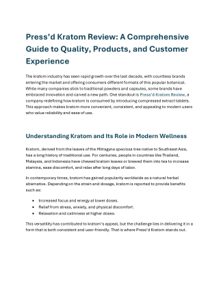 Press’d Kratom41