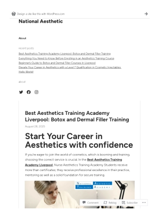 Best Aesthetics Training Academy Liverpool Botox and Dermal Filler Training