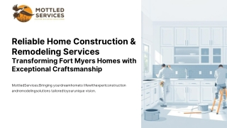 Reliable Home Construction and Remodeling Services