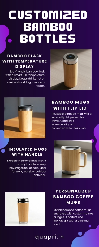 Customized Bamboo Bottles