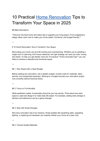 10 Practical Home Renovation Tips to Transform Your Space in 2025 (1)