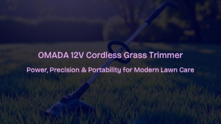 OMADA 12V Cordless Grass Trimmer – Best Cordless Grass Cutter for Easy Lawn Care
