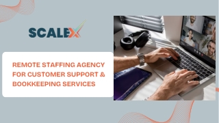 Remote Staffing Agency for Customer Support & Bookkeeping Services