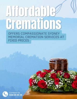 Affordable Cremations Offers Compassionate Sydney Memorial Cremation Services at Fixed Prices