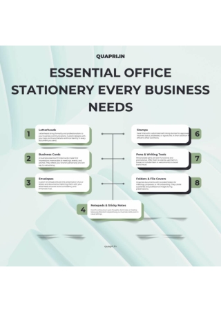 Essential Office Stationery Every Business Needs