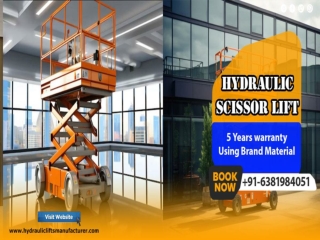 Truck Mounted Scissor Lift Manufacturers in Kerala | Kochi | Thiruvananthapuram | Tiruppur | Tuticorin | Tamilnadu |