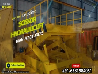 Dock Leveler Scissor Lift Manufacturers in Kerala | Kochi | Thiruvananthapuram | Tiruppur | Tuticorin | Tamilnadu |
