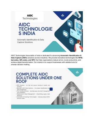 Asset Management System | AIDC India – Track & Secure Assets