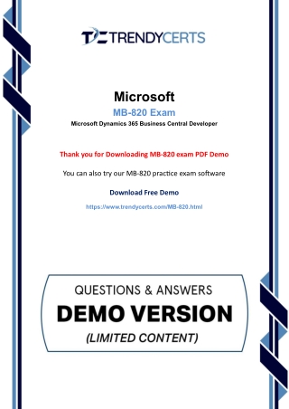 Microsoft MB-820 Exam Questions