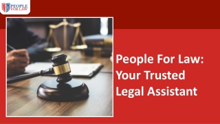 People For Law: Your Trusted Legal Assistant