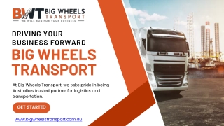 Big Wheels Transport – Trusted 3PL Logistics Across Australia