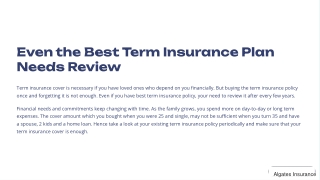 Even-the-Best-Term-Insurance-Plan-Needs-Review