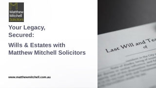 Wills And Estates Lawyers Adelaide