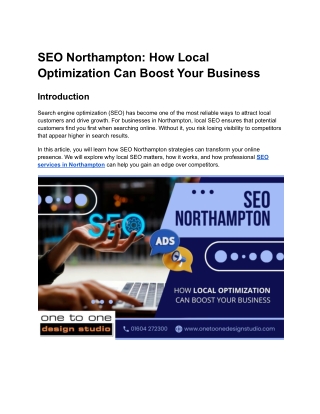 SEO Northampton_ How Local Optimization Can Boost Your Business (1)