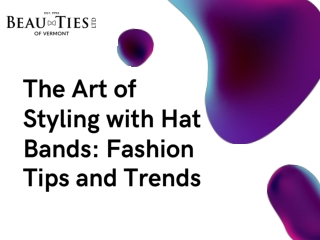 The Art of Styling with Hat Bands Fashion Tips and Trends