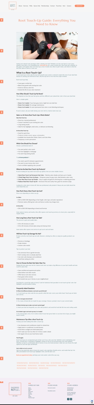 Root Touch-Up Guide Everything You Need to Know