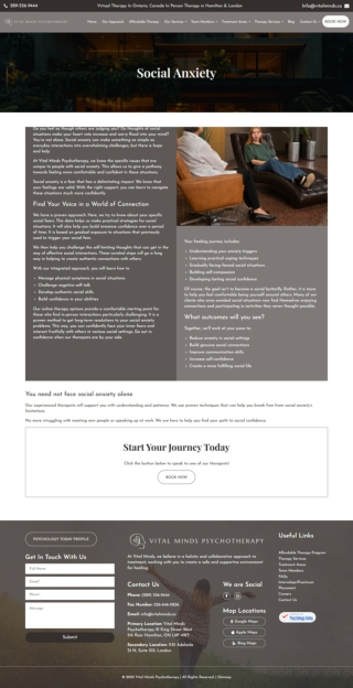 Social Anxiety therapy in Hamilton