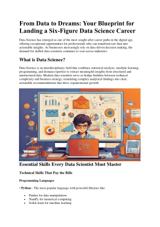 Best Data Science Training in Chennai | Placement Point Solutions