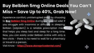 Buy Belbien 5mg Online Deals You Can’t Miss – Save Up to 40%, Grab Now!