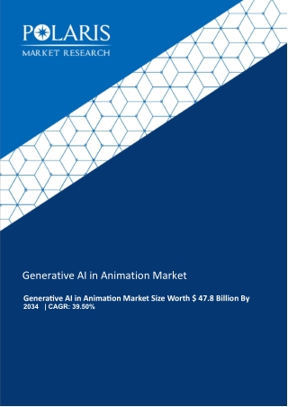 Generative AI in Animation Market