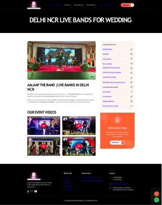 Live bands in Delhi for Wedding