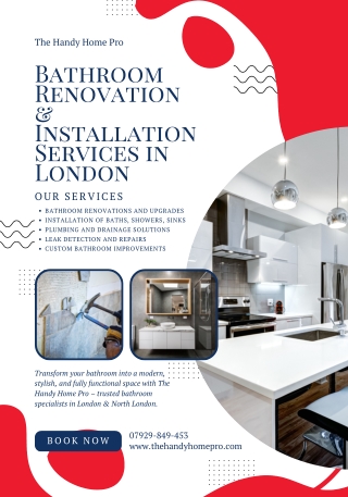 Bathroom Renovation & Installation Services in London
