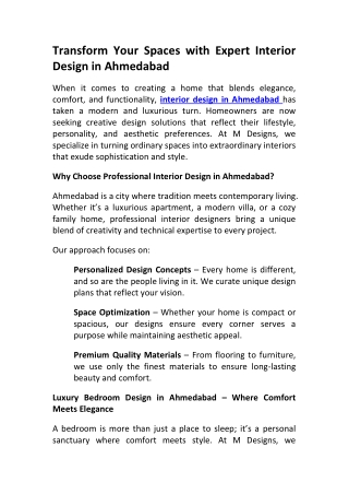 Luxury Bedroom Design Ahmedabad | Elegant & Modern Styles