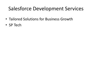 Salesforce Development Services in USA Atlanta