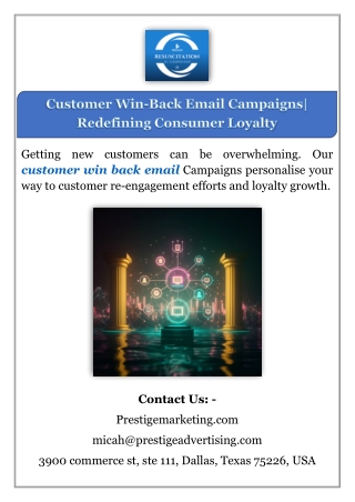 Customer Win-Back Email Campaigns Redefining Consumer Loyalty