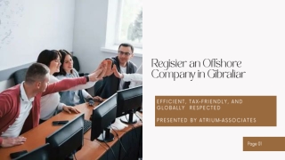 Register an Offshore Company in Gibraltar