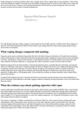 Does Vaping Help You Quit Smoking? Weighing Risks and Benefits