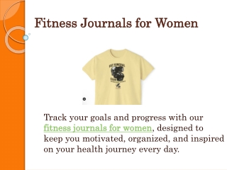 Fitness Journals for Women