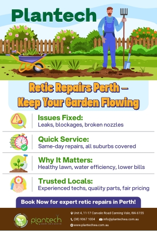 Retic Repairs in Perth
