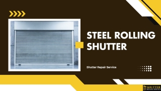 Steel Rolling Shutter