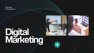 Black and Cyan Modern Digital Marketing Presentation (2)