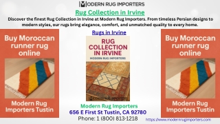 Rug Collection in Irvine