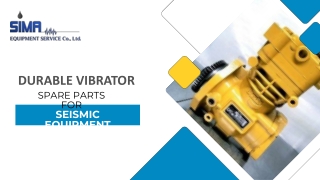 Durable Vibrator Spare Parts for Seismic Equipment