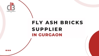 Trusted Fly Ash Bricks Supplier in Gurgaon