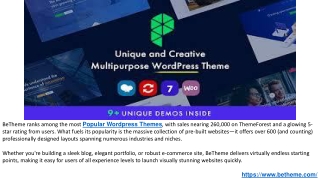 Build Powerful Sites with BeTheme: Top-Affordable Wordpress Themes Solution.PPTX