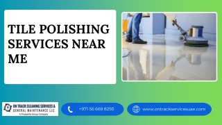 tile polishing services near me PDF