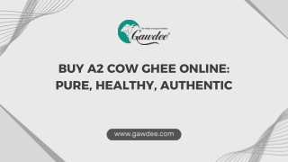 Buy A2 Cow Ghee Online Pure, Healthy, Authentic