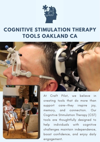 Cognitive Stimulation Therapy Tools Oakland CA