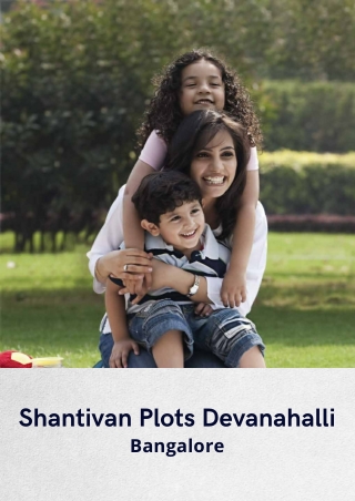 Shantivan Plots Devanahalli Bangalore PDF